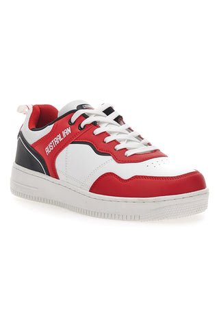 Weiße und rote Australian 630 Sneakers