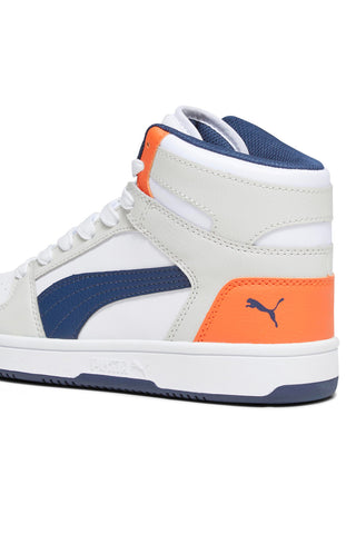 Sneakers Mid-Cut Puma Rebound Layup Sl Jr Bianche e Blu