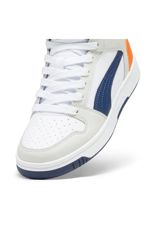 Sneakers Mid-Cut Puma Rebound Layup Sl Jr Bianche e Blu