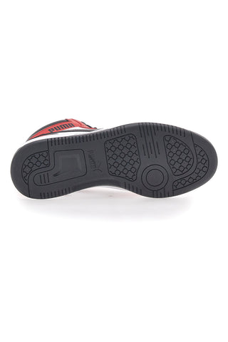 Sneakers Puma Rebound V6 Bianche/Rosse