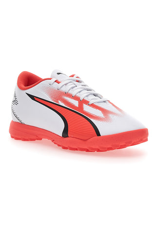 Scarpe da Calcio Puma Ultra Play TT Jr Bianche e Arancioni