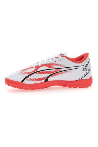 Scarpe da Calcio Puma Ultra Play TT Jr Bianche e Arancioni