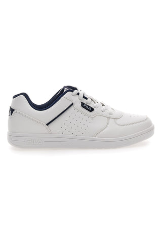 Weiße und blaue Sneakers Fila C. Court Teens