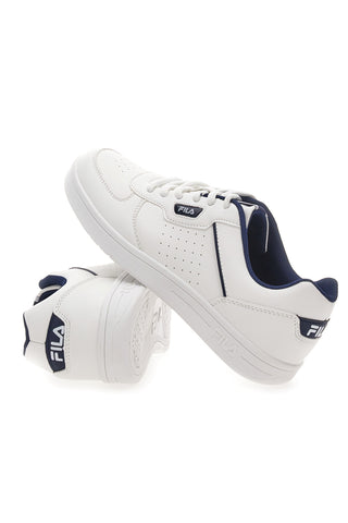 Weiße und blaue Sneakers Fila C. Court Teens