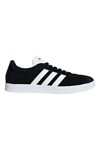 Adidas VL Court 2.0 schwarze Ledersneaker