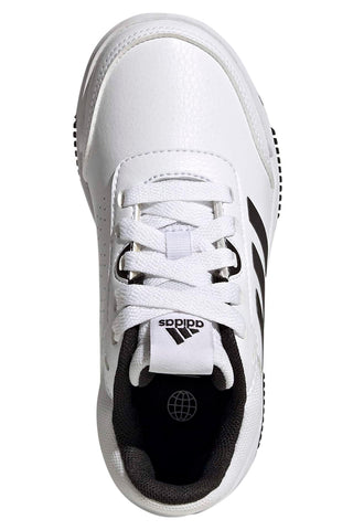 Adidas Tensaur Sport 2 K weiße und schwarze Turnschuhe