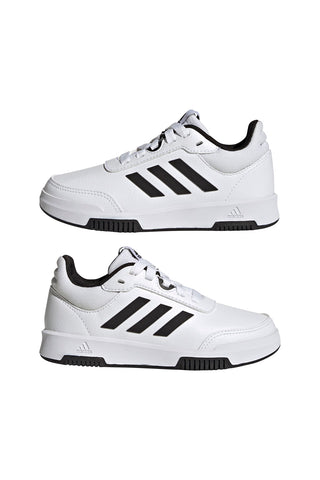 Adidas Tensaur Sport 2 K weiße und schwarze Turnschuhe