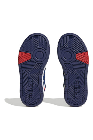 Adidas Hoops Mid 3 K Basketballschuhe in Weiß und Blau