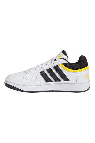 Adidas Hoops 3 K Turnschuhe in Weiß und Schwarz