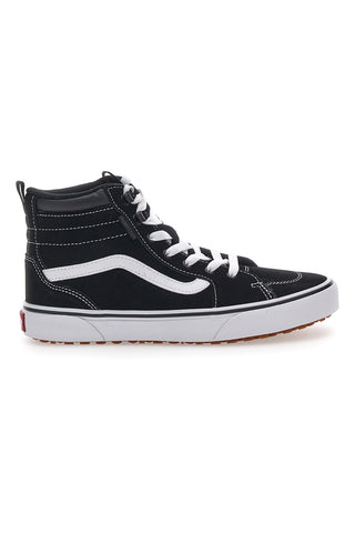 Vans Filmore Hi Van Mid-Cut-Sneaker in Schwarz und Weiß