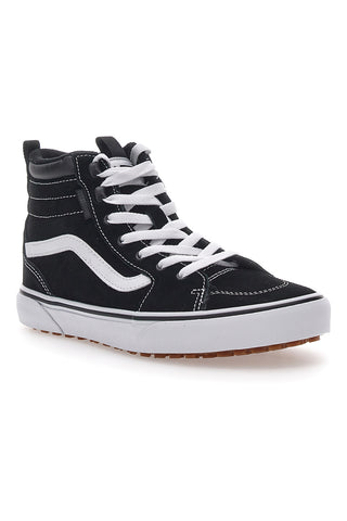 Vans Filmore Hi Van Mid-Cut-Sneaker in Schwarz und Weiß