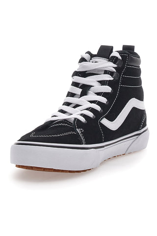 Vans Filmore Hi Van Mid-Cut-Sneaker in Schwarz und Weiß