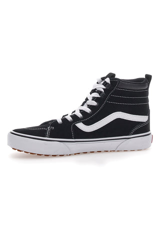 Vans Filmore Hi Van Mid-Cut-Sneaker in Schwarz und Weiß