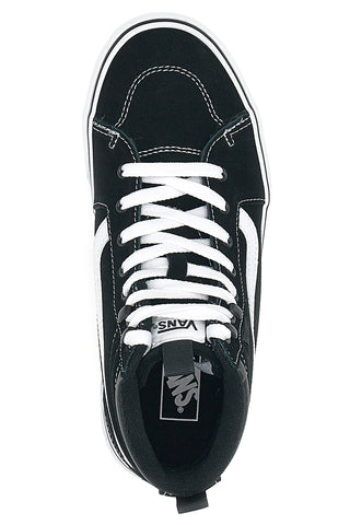 Sneakers Mid Cut Nere e Bianche Vans Filmore Hi Van