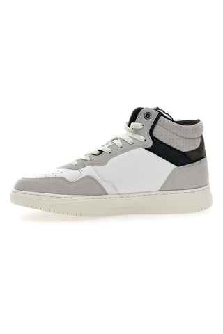Sneakers Mid Cut Galveston Bianche