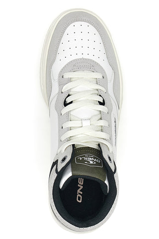 Sneakers Mid Cut Galveston Bianche