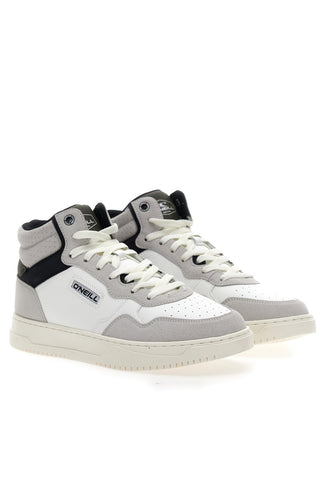 Sneakers Mid Cut Galveston Bianche