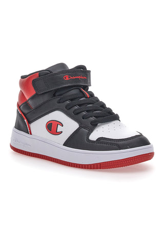 Sneakers Champion Rebound 2.0 Mid Bianco-Nero-Rosso