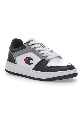 Sneaker „Champion Rebound 2 Low B Gs“ in Weiß und Schwarz