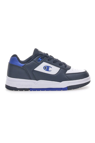 Blaue und weiße Plateau-Sneaker „Rebound Heritage B Gs“.