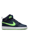 Blaue Turnschuhe Nike Court Borought Mid