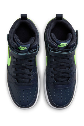 Blaue Turnschuhe Nike Court Borought Mid