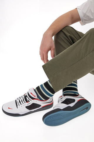 Weiße Skateboard-Sneaker Nike SB Ishod Wair PRM L