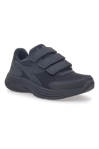 Diadora Eagle 7 V Herren-Sneaker in Schwarz mit Klettverschluss