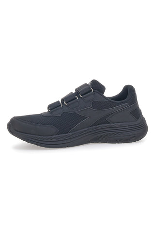 Diadora Eagle 7 V Herren-Sneaker in Schwarz mit Klettverschluss