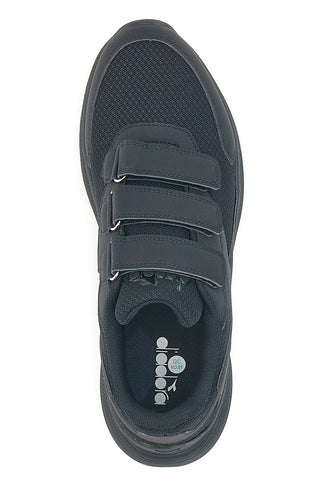 Diadora Eagle 7 V Herren-Sneaker in Schwarz mit Klettverschluss