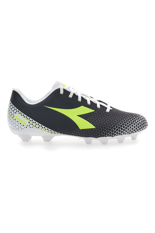 Scarpe da Calcio per Terreni Compatti Nere con Logo Giallo Diadora Pichichi 6 Mg14