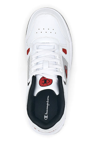 Blaue Kunstrasen-Fußballschuhe mit orangefarbenem Diadora Pichichi 6 Tfr-Logo