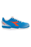 Scarpe da Calcio Azzurre con Logo Arancione Diadora Pichichi 6 Tf Jr