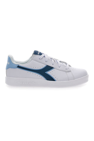 Lässige weiße Sneakers für Teenager Diadora Game Step P GS