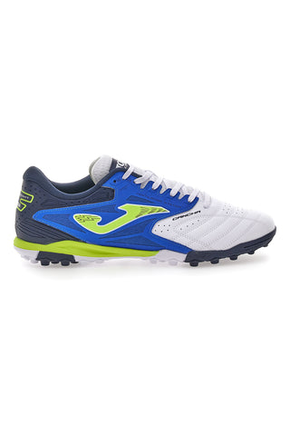 Joma Cancha Turf Fußballschuhe in Weiß und Blau