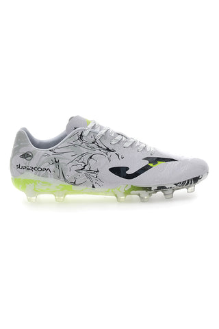 Joma Super Copa 2402 FG Weiße Fußballschuhe