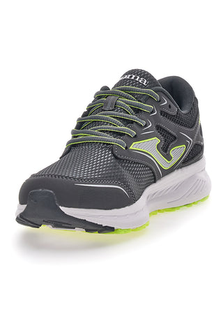 Joma Meta Men 2412 Schwarze Laufschuhe mit atmungsaktivem Mesh-Obermaterial