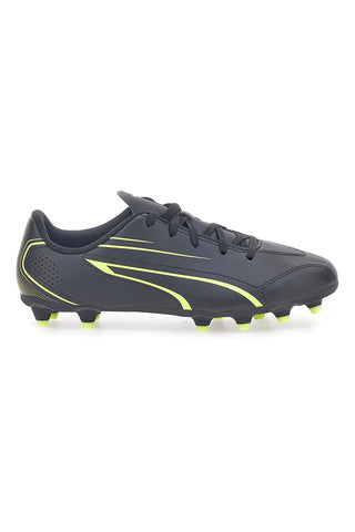 Puma Vitoria FG/AG Jr. Schwarze Fußballschuhe für Jungen