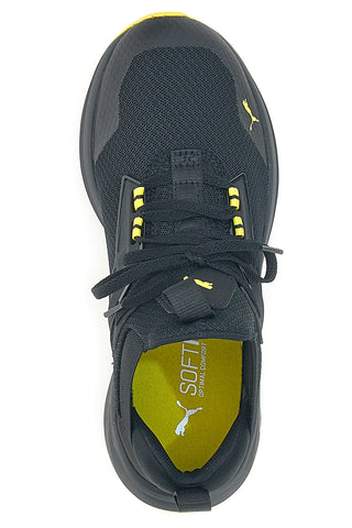 Schwarze und gelbe Puma Enzo 2 Refresh JR Sneakers