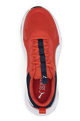 Puma Evolve Run Mesh Jr. Rote Turnschuhe