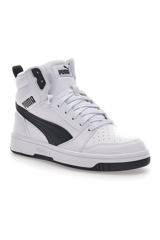 Sneakers Bianche e Nere Mid-Cut Puma Rebound V6 Mid Jr