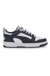 Sneakers Bianche e Nere Con Stringa Laterale Puma Rebound V6 LO JR