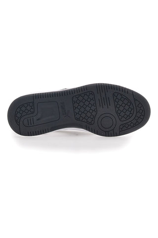 Sneakers Bianche e Nere Con Stringa Laterale Puma Rebound V6 LO JR