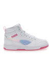 Puma Rebound V6 Mid Deep Dive JR Weiße hohe Turnschuhe