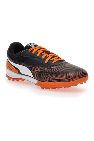 Scarpe da Calcetto Nere e Arancio Puma Truco III TT