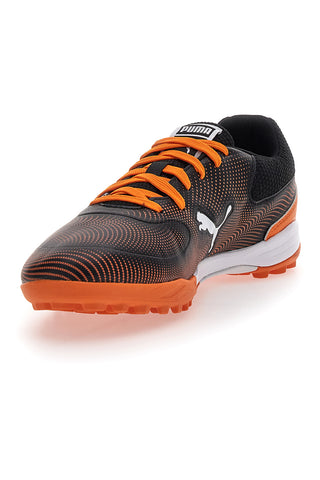 Scarpe da Calcetto Nere e Arancio Puma Truco III TT