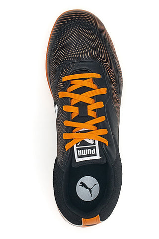 Scarpe da Calcetto Nere e Arancio Puma Truco III TT