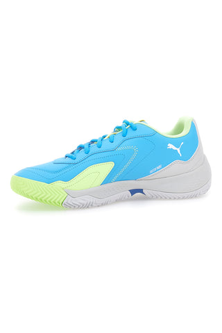 Scarpe da Padel Azzurre Con Stringa Laterale Puma Nova Smash