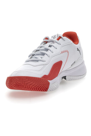 Scarpe da Padel Bianche e Rosse da Uomo Puma Nova Smash