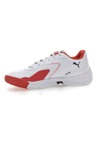 Scarpe da Padel Bianche e Rosse da Uomo Puma Nova Smash